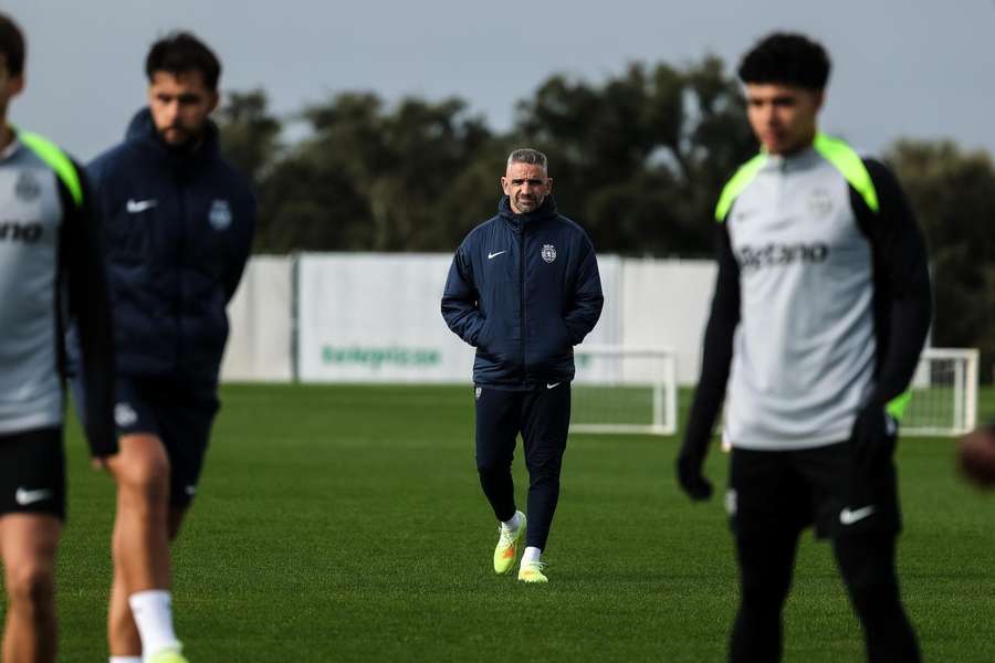 Rui Borges, treinador do Sporting