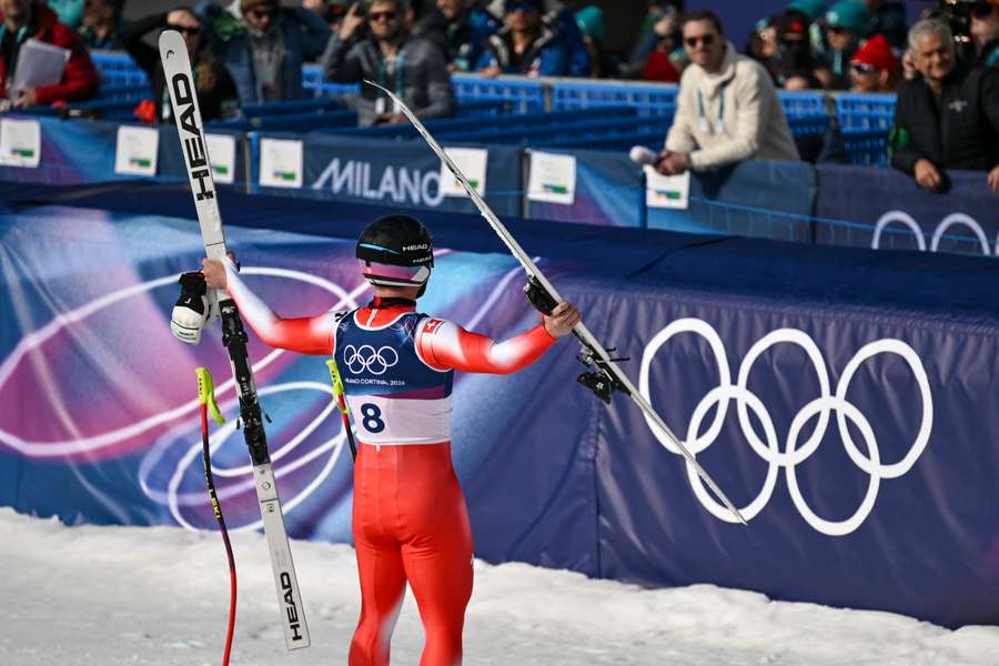 Von Allmen celebrates victory