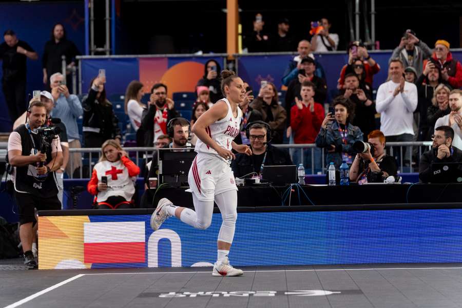 Anna Pawłowska na Mistrzostwach Świata FIBA ​​3x3 2026 w Warszawie, w Polsce,.