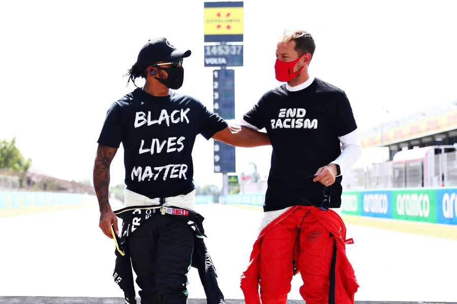 Lewis Hamilton e Sebastian Vettel defenderam várias causas nas últimas temporadas