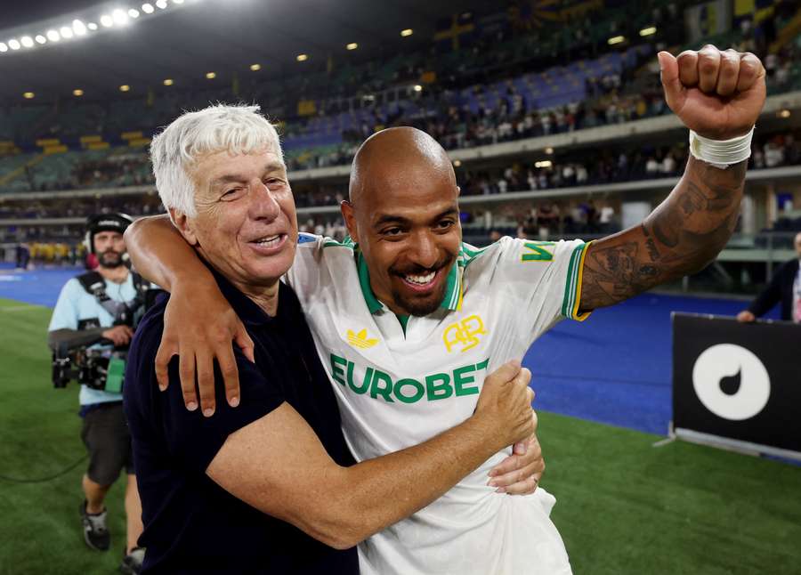Gasperini festeggia la qualificazione con Malen