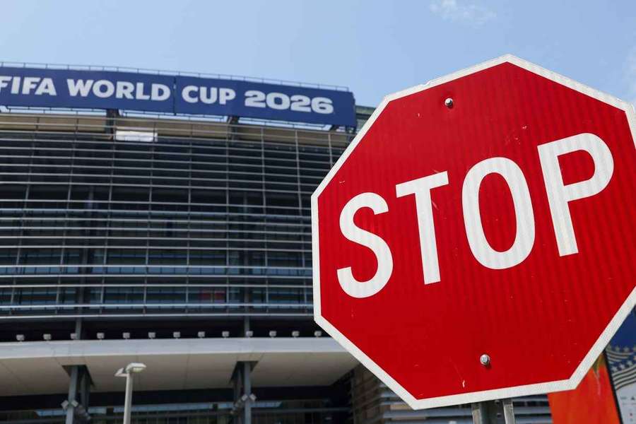 New York New Jersey Stadium am Tag vor dem Finale New York New Jersey Stadium am Tag vor dem Finale