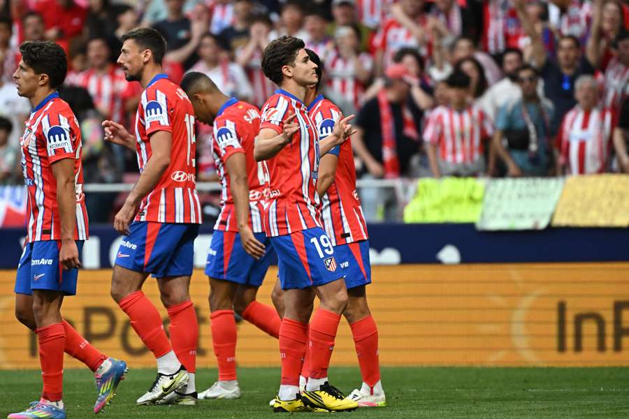 L'Atlético de Madrid en fin de saison dernière.
