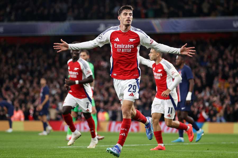 Havertz, jugador del Arsenal