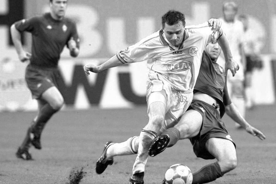 Markus Beierle im Trikot von Hansa Rostock.
