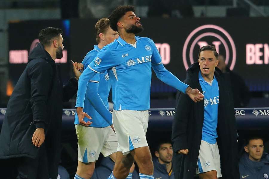 Billing celebra su gol ante el Inter