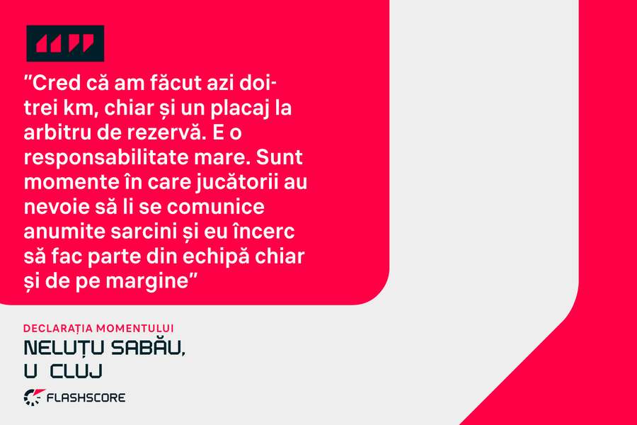 Declarație Sabău