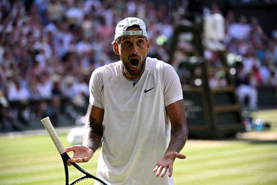Nick Kyrgios chegou à final de Wimbledon em 2022