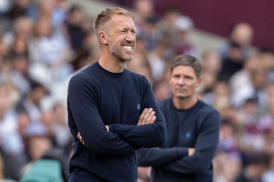 Potter in his final match in charge of West Ham Potter in his final match in charge of West Ham