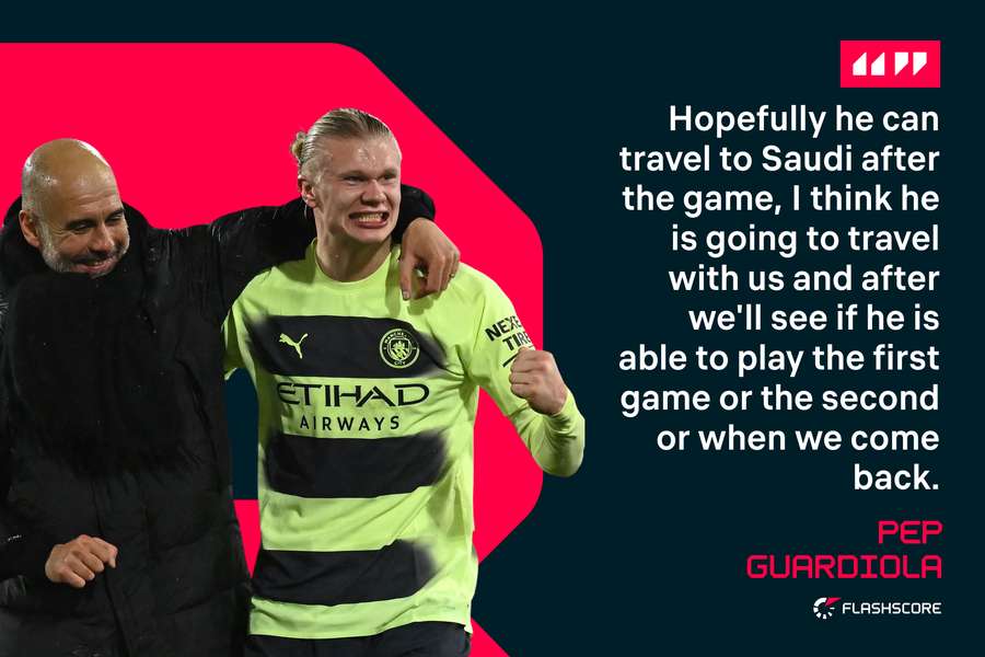 Guardiola on Haaland