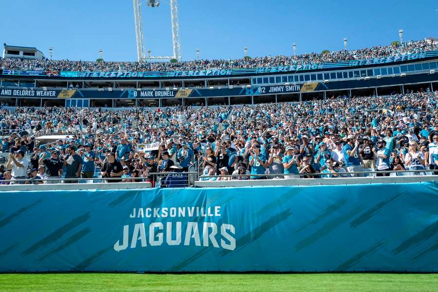 Fans van de Jaguars tijdens een wedstrijd in oktober 2023
