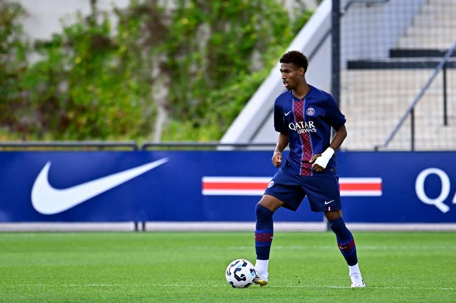 Dimitri Lucea avec le PSG. Dimitri Lucea avec le PSG.