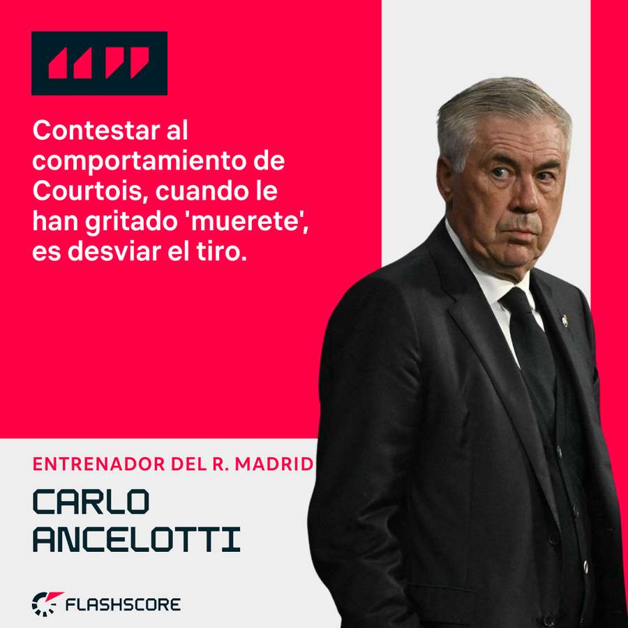 Las palabras de Carlo Ancelotti.