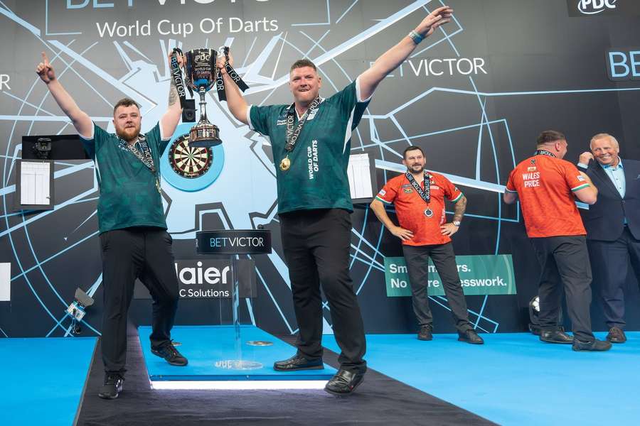 Northern Ireland's Josh Rock and Daryl Gurney won last year's World Cup of Darts