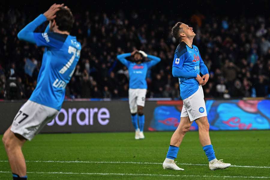 Napolitanos lamentam chance perdida contra Lazio