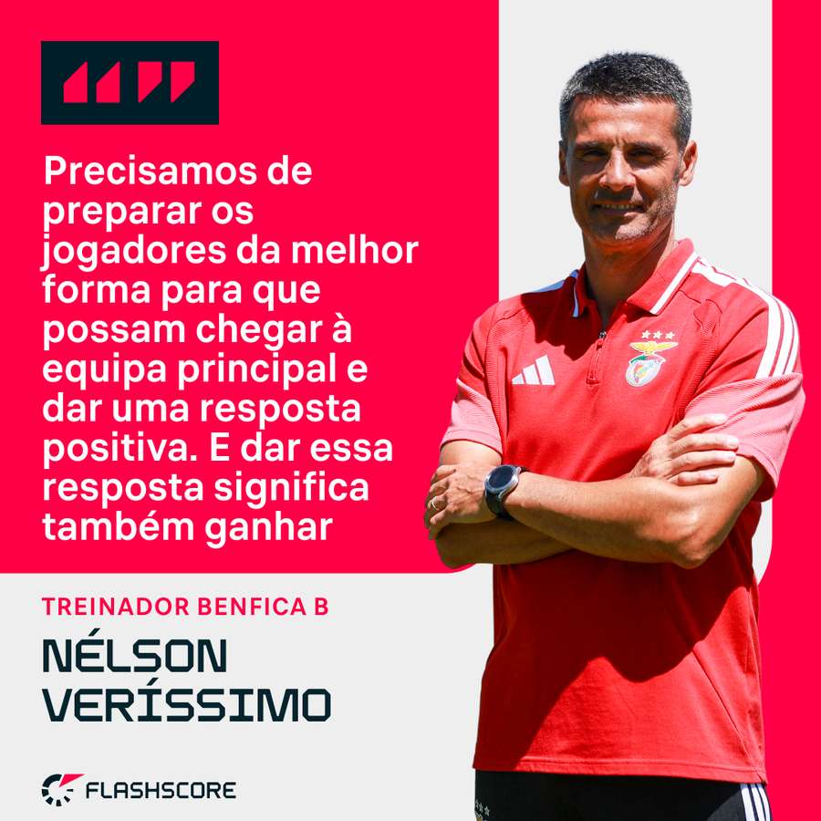 Nélson Veríssimo sobre o trajeto entre a equipa B e a equipa principal do Benfica Nélson Veríssimo sobre o trajeto entre a equipa B e a equipa principal do Benfica