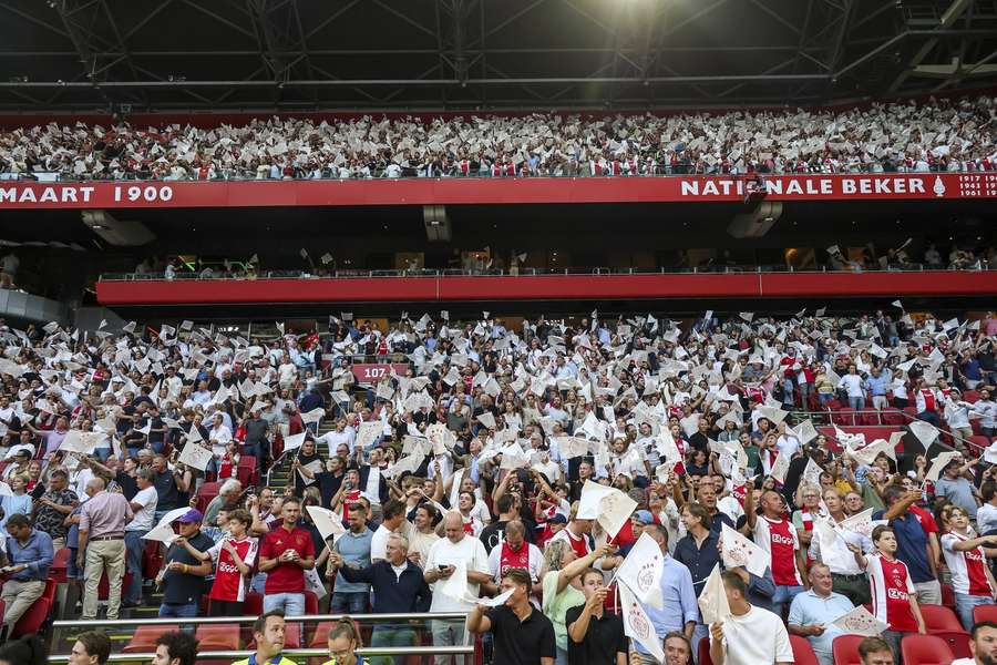 Gegen Lazio Rom sind wahrscheinlich nur Fans von Ajax Amsterdam im Stadion.