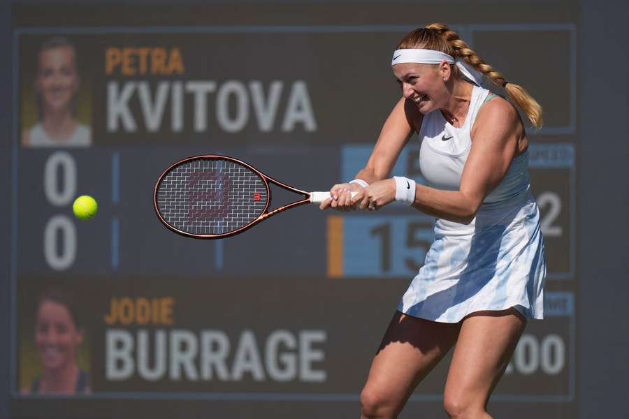 Petra Kvitová si comeback výhrou neokořenila.