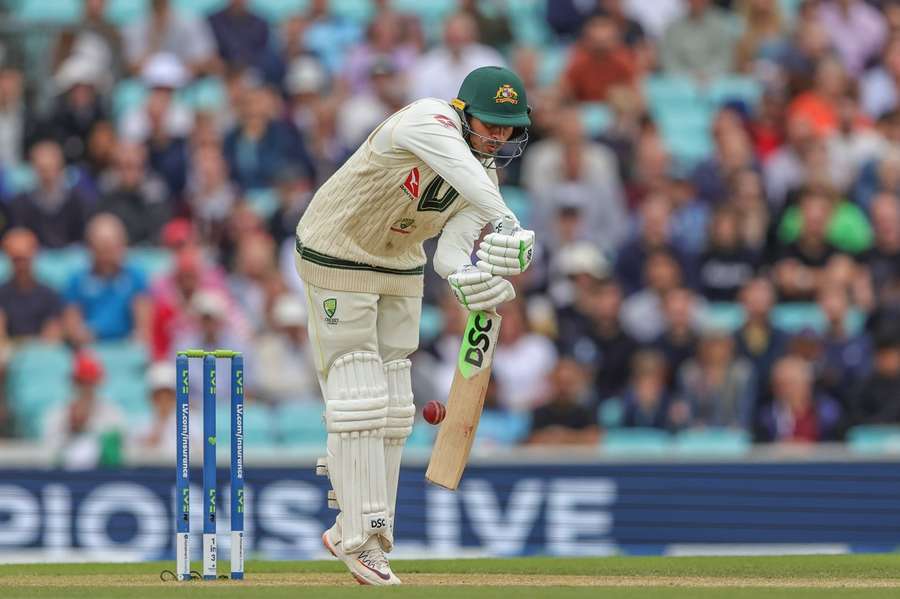 Khawaja batting for Australia during last summer's Ashes