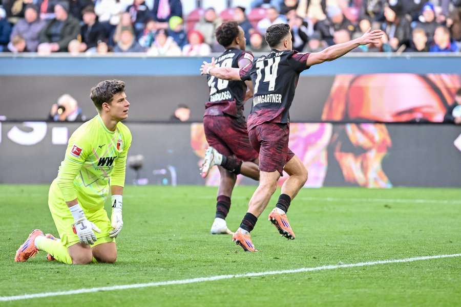 Der FC Augsburg hatte gegen RB Leipzig nichts zu lachen Der FC Augsburg hatte gegen RB Leipzig nichts zu lachen