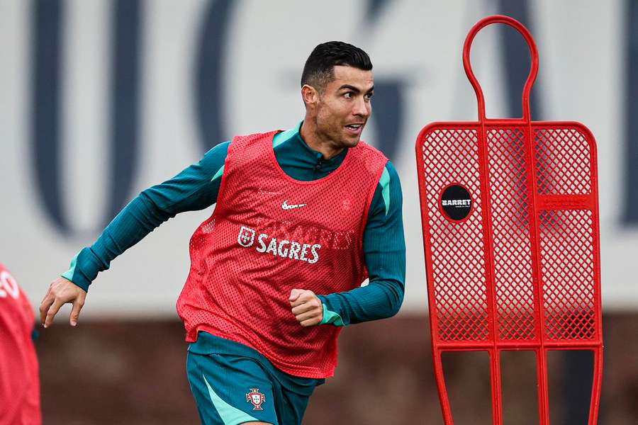 Portugal treinou na Cidade do Futebol, na passada terça-feira