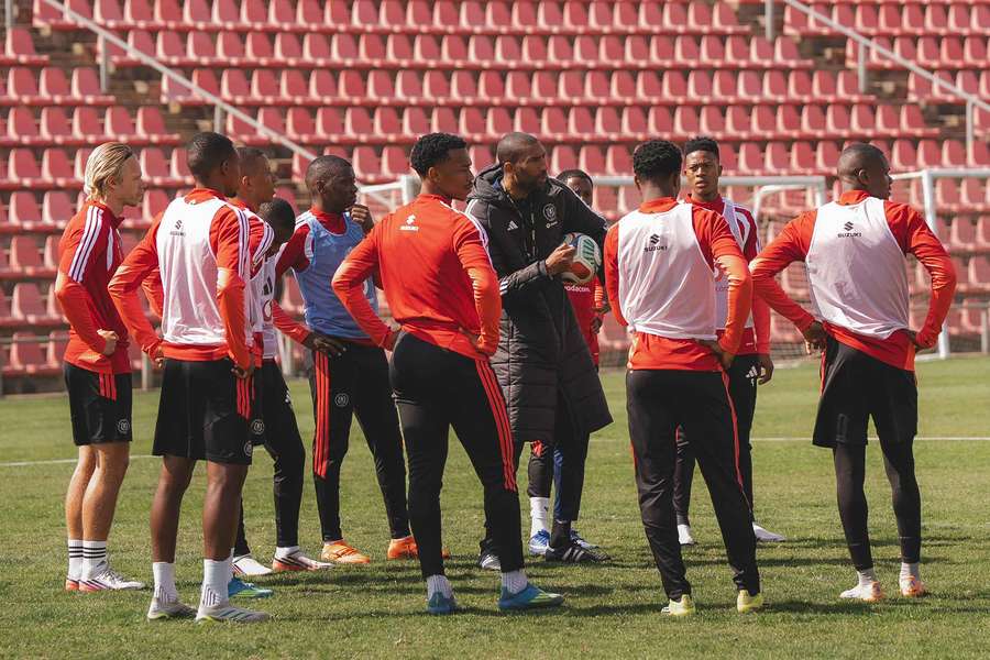 Coach Abdeslam Ouaddou won three trophies in his first season in charge at Orlando Pirates Coach Abdeslam Ouaddou won three trophies in his first season in charge at Orlando Pirates