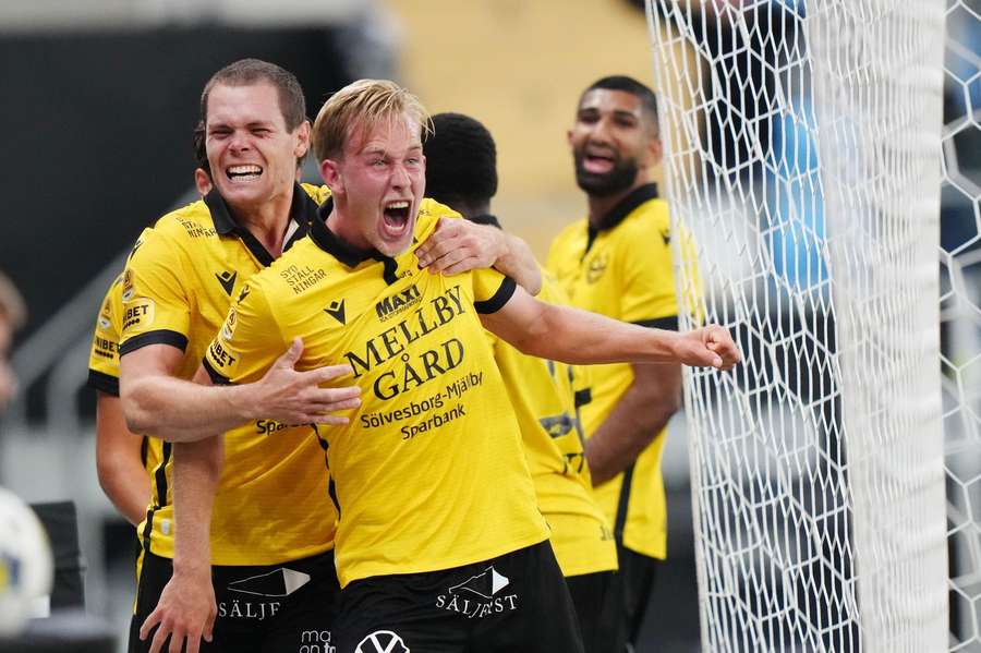 Herman Johansson scored one and created one in Mjallby's win