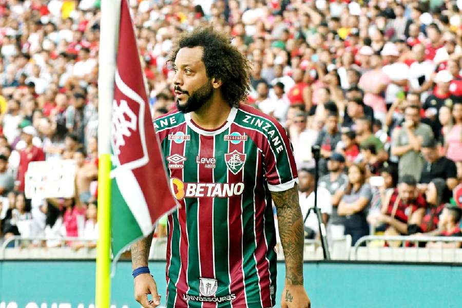 Marcelo foi um dos protagonistas do Fla-Flu deste domingo, o 100º no Maracanã neste século