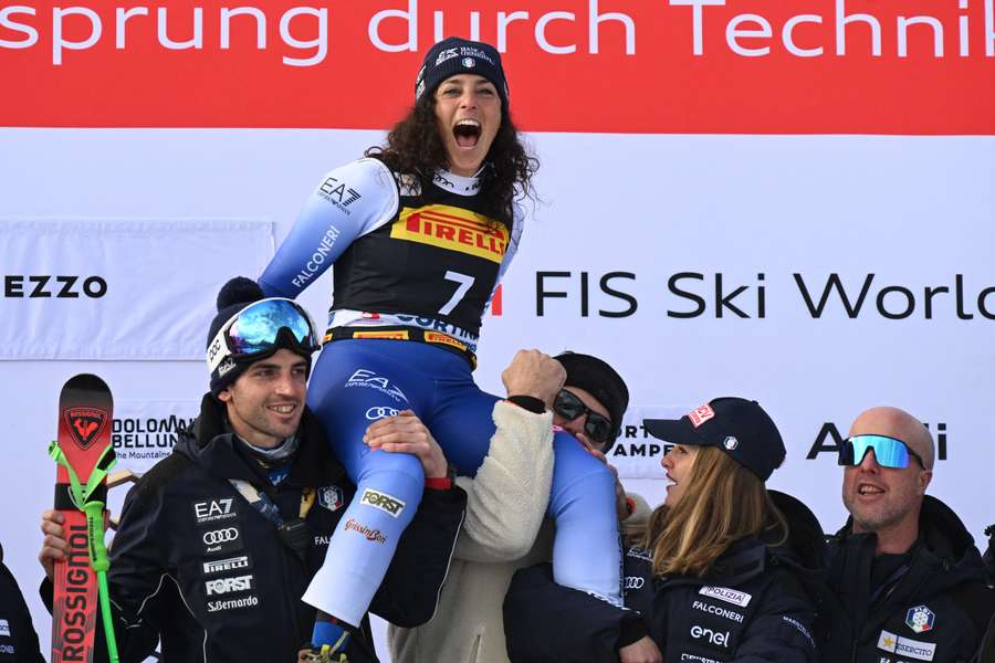 Federica Brignone intouchable.