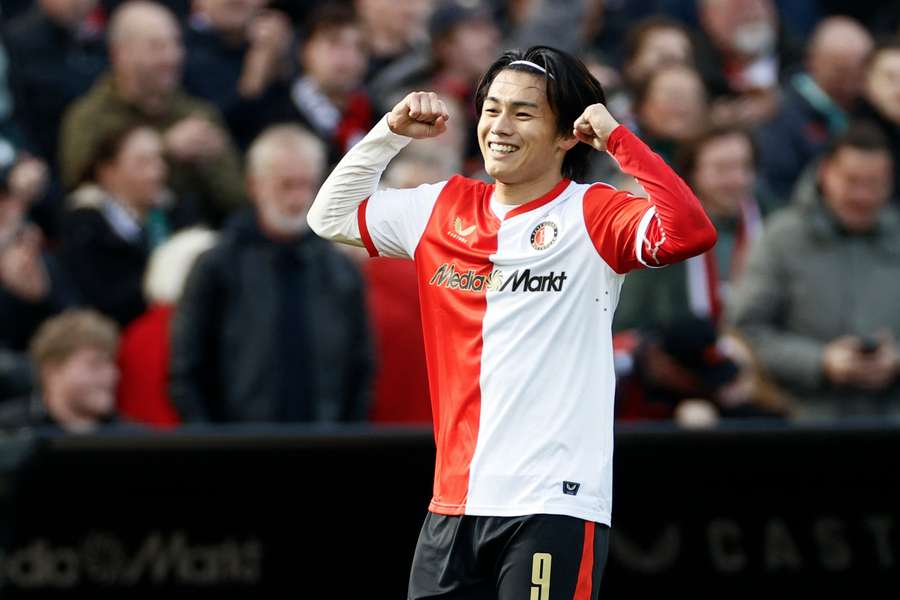 Feyenoord's Ayase Ueda was the hero with two goals