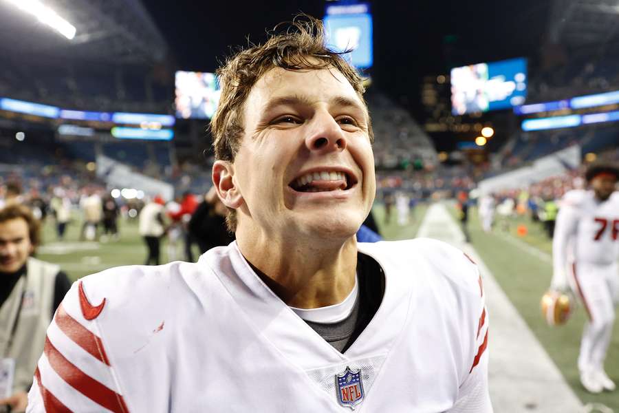 Momentan viel Grund zum Lachen: 49ers-Quarterback Brock Purdy.