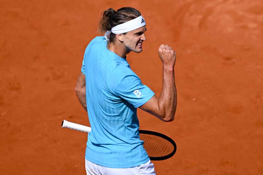 Zverev celebra en casa