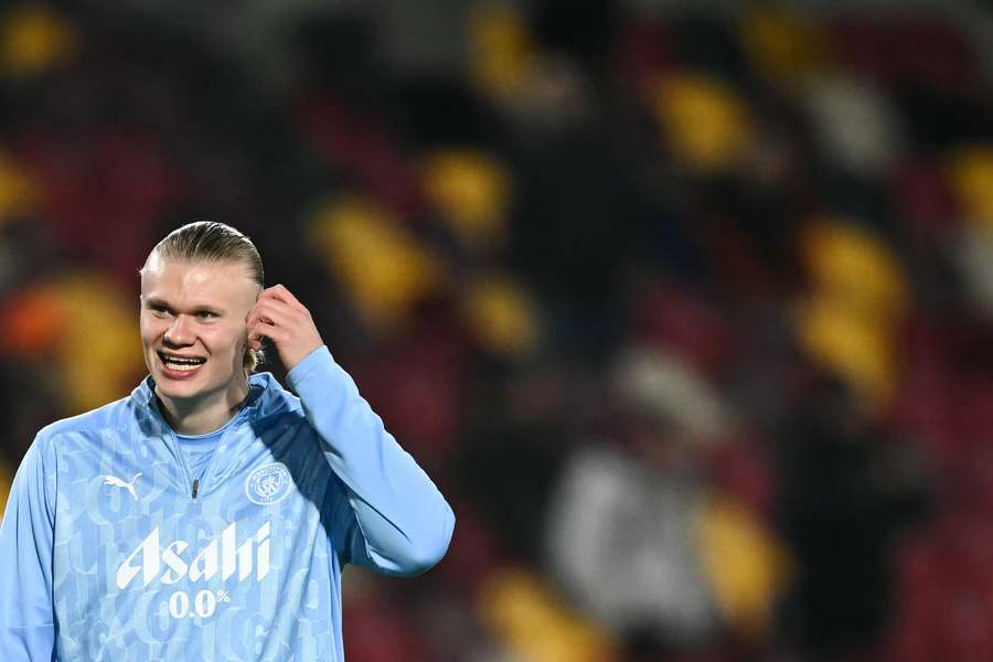 Erling Haaland avec Manchester City.