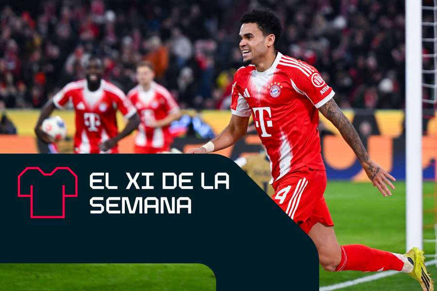 Díaz firmó un brillante hat-trick para el Bayern