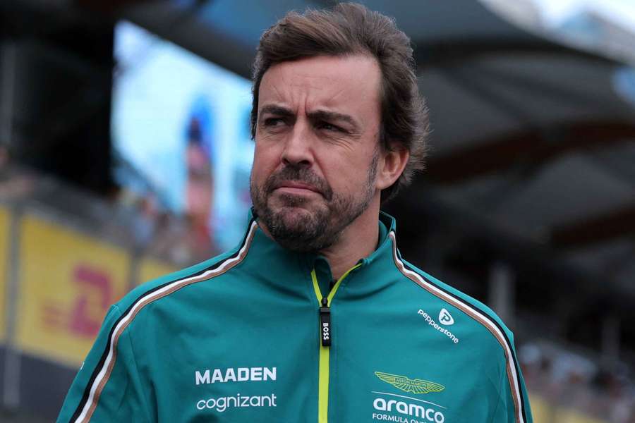 Fernando Alonso in Baku last weekend
