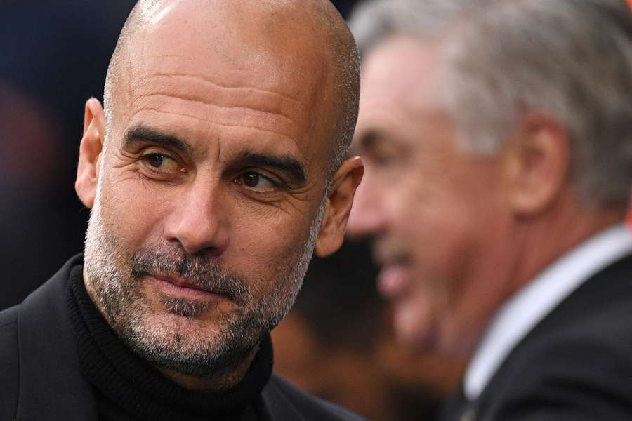 Pep Guardiola, managerul echipei Manchester City