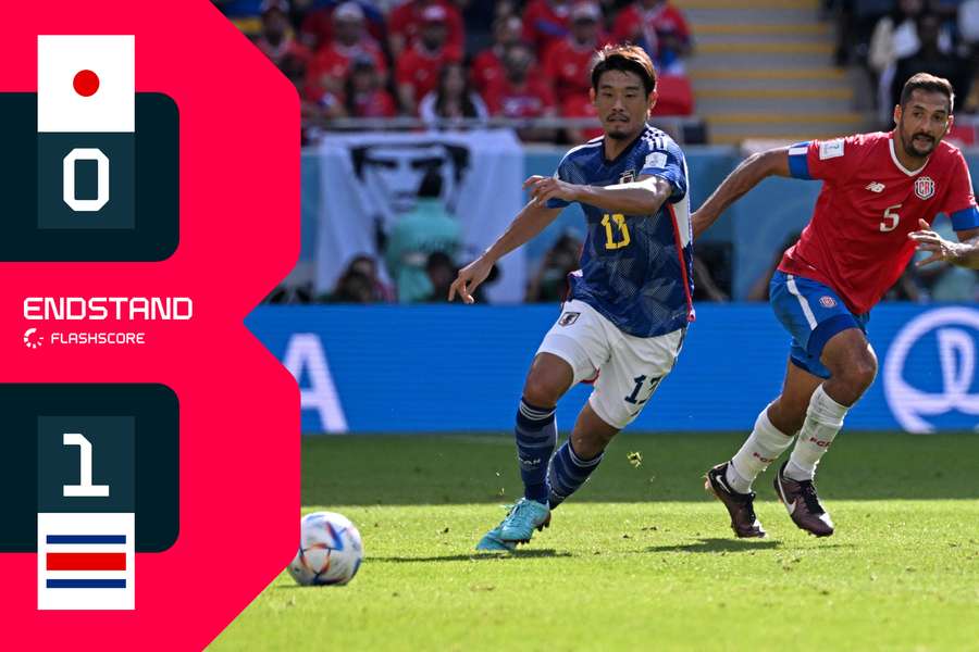 Ein Torschuss in 180 Minuten - Costa Rica schlägt Japan mit 1:0