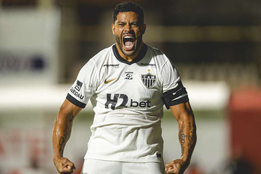 Hulk fez o seu primeiro hat-trick no Atlético-MG