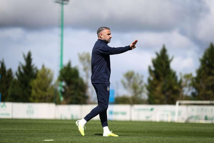 Rui Borges, treinador do Sporting