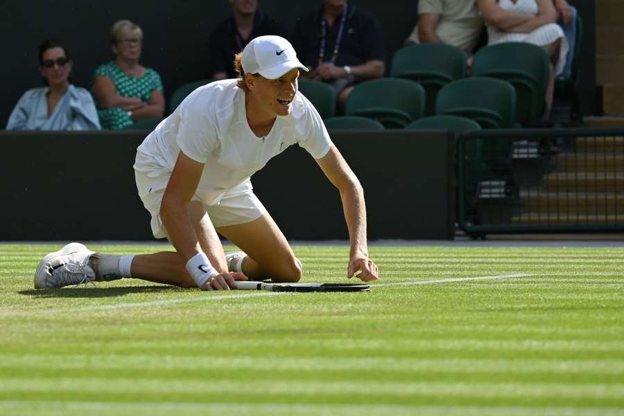 Zum zweiten Mal in Folge erreicht Sinner das Viertelfinale in Wimbledon