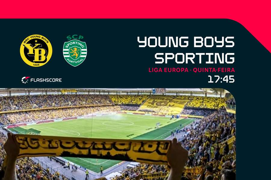 Sporting visita Young Boys na Liga Europa
