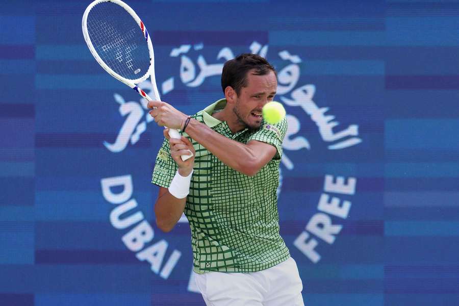 Daniil Medvedev is into the Dubai quarter-finals Daniil Medvedev is into the Dubai quarter-finals