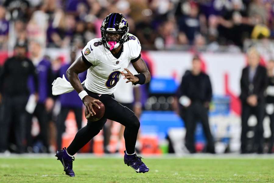 Lamar Jackson warf fünf Touchdowns.