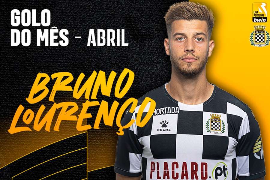 Bruno Lourenço fez o golo do mês diante do Marítimo