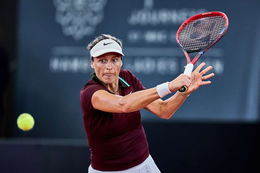 Tatjana Maria in Aktion.