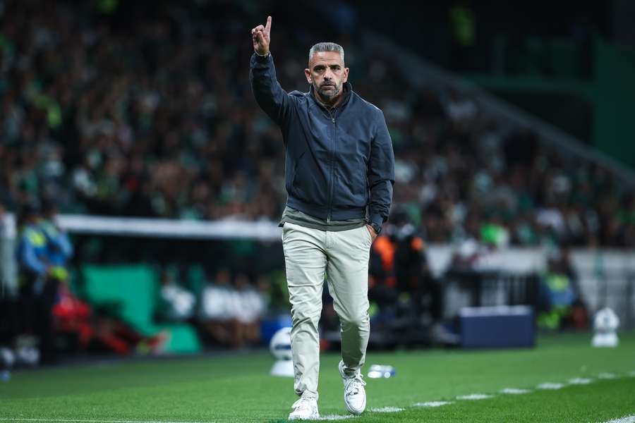 Rui Borges, treinador do Sporting
