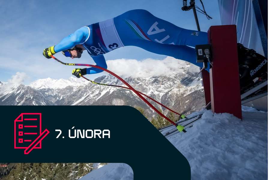 Dominic Paris na startu sjezdu na Stelviu.