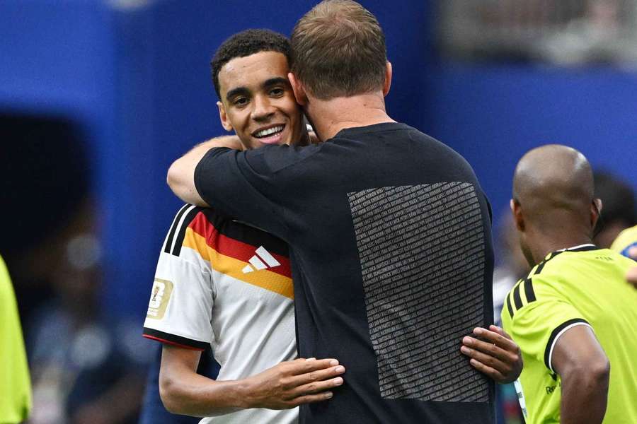 Jamal Musiala bei seiner Auswechslung im DFB-Spiel gegen Curacao Jamal Musiala bei seiner Auswechslung im DFB-Spiel gegen Curacao
