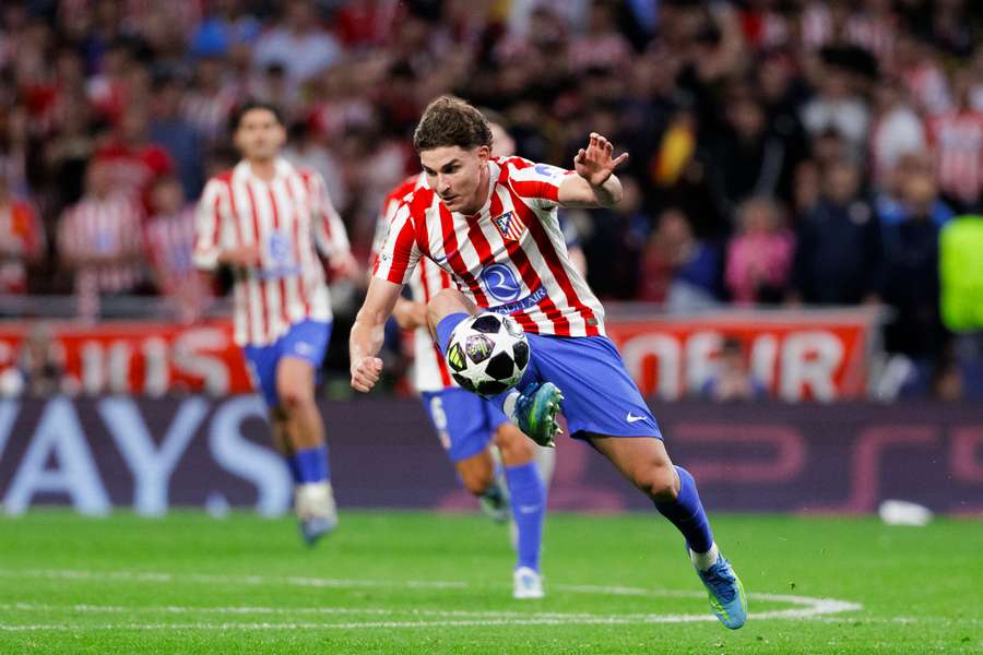 Julián Álvarez, con el Atleti Julián Álvarez, con el Atleti