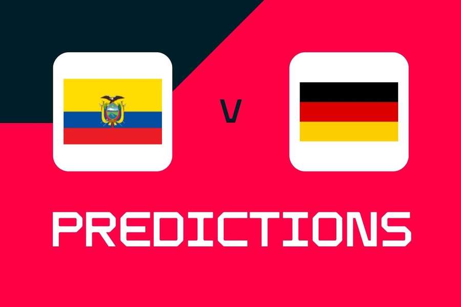 Ecuador face Germany in the final match in Group E
